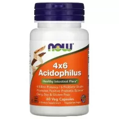 NOW Acidophilus 4x6 Billion